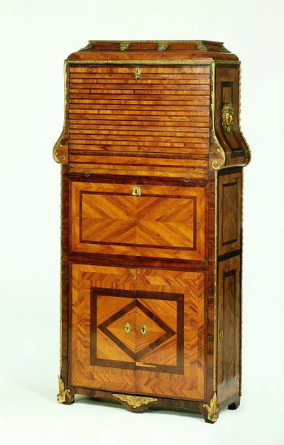 लुई XV ने सचिवालय कार्डबोर्ड c.1740 को संवारा द्वारा अज्ञात अज्ञात