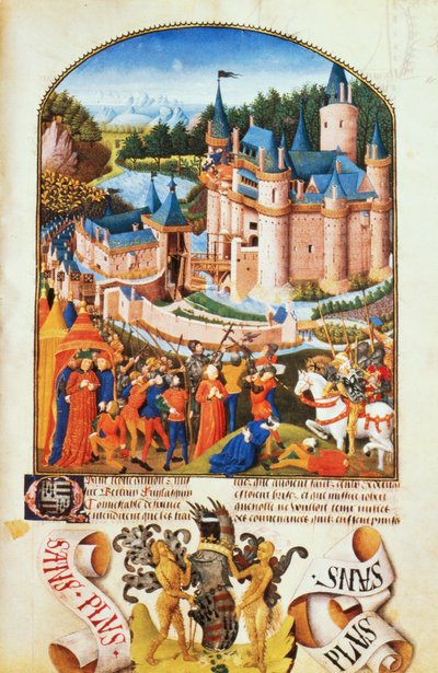 सुश्री 8266 f.281 पियरे ला बॉड द्वारा डर्वाल के चेटू की घेराबंदी द्वारा अज्ञात अज्ञात