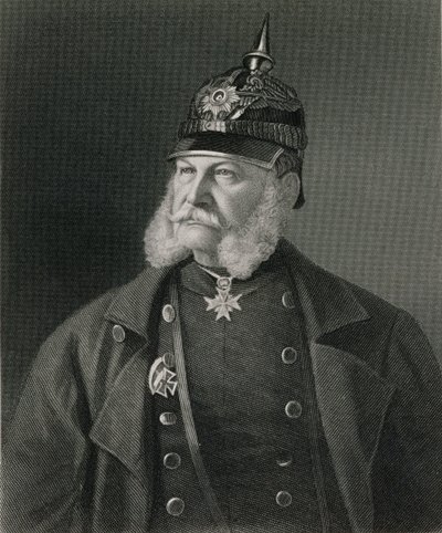 विलियम I (1797-1888) प्रशिया के राजा और जर्मनी के सम्राट का चित्रण, विलियम हॉल (1807-71) पब द्वारा उत्कीर्ण किया गया। विलियम मैकेंजी द्वारा द्वारा अज्ञात अज्ञात