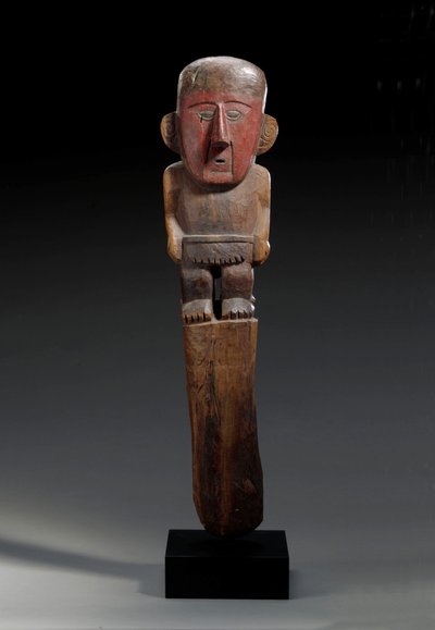 एक चिमू लकड़ी का अंजीर मार्कर, c.1100-1400 द्वारा अज्ञात