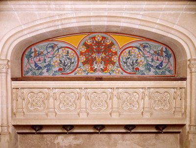Chateau de Roquetaillade, फ्रांस की सजावट का विवरण द्वारा अज्ञात कलाकार