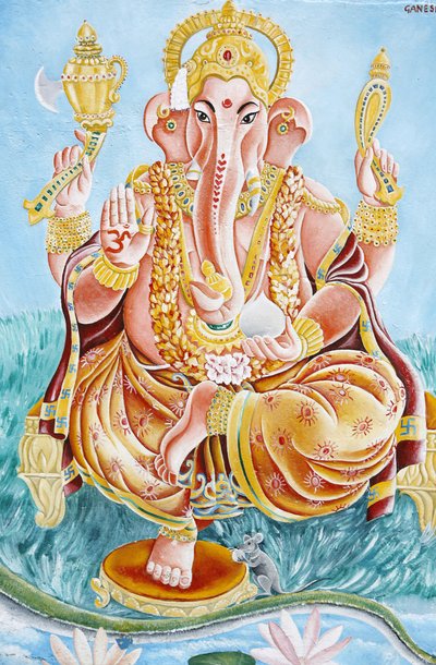 हाथी के सिर वाले हिंदू भगवान गणेश, काठमांडू, नेपाल द्वारा अज्ञात