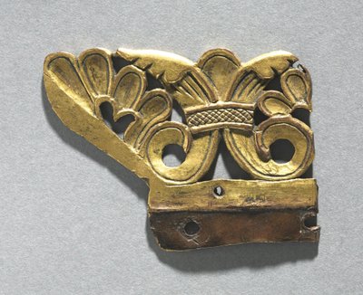 एक अवशेष तीर्थ से एक सजावटी शिखा का टुकड़ा, c.1165-1180 द्वारा अज्ञात