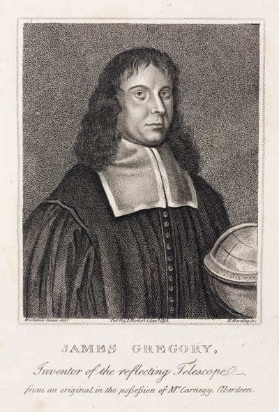 जेम्स ग्रेगरी, स्कॉटिश गणितज्ञ, c 1670 द्वारा अज्ञात