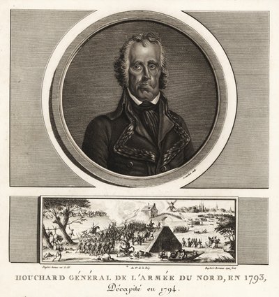 जीन निकोलस हौचर्ड, फ्रांसीसी क्रांतिकारी जनरल डी ल'आर्मी डु नॉर्ड, 1793 में कायरता के लिए निष्पादित द्वारा अज्ञात