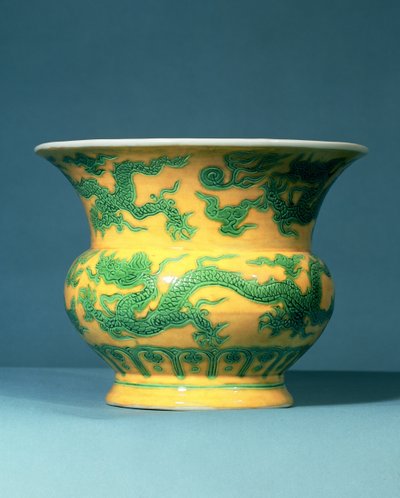 मिंग ग्रीन और येलो लेज़ जार चांद ते अवधि (1506-21) द्वारा अज्ञात