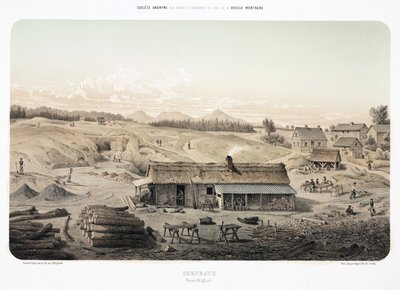 ऑल्टग्लुक, उकेराथ, जर्मनी में खनन, धातु अयस्क ओपन कास्ट जिंक खदान द्वारा अज्ञात