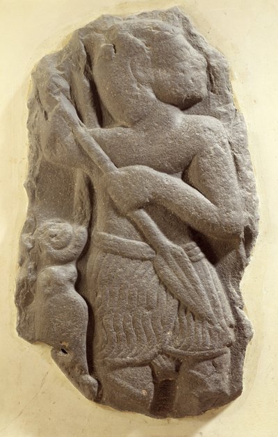 मोआबी तूफान देवता, शिहान मोआब की प्राचीन भूमि, c.1100 ईसा पूर्व (बेसाल्ट) द्वारा अज्ञात