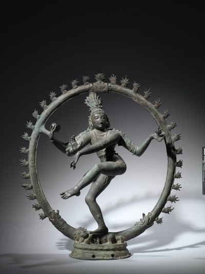 नटराज, नृत्य के भगवान के रूप में शिव। दक्षिण भारत, तमिलनाडु, चोल काल द्वारा अज्ञात