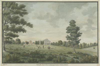 नीडवुड - ब्रिकली लॉज: वाटर कलर पेंटिंग, एनडी [1786] द्वारा अज्ञात