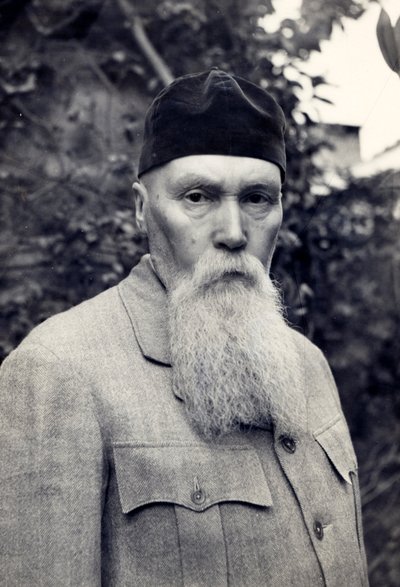Nicholas Roerich, Naggar, India, c.1936-42 (b/w photo) द्वारा अज्ञात