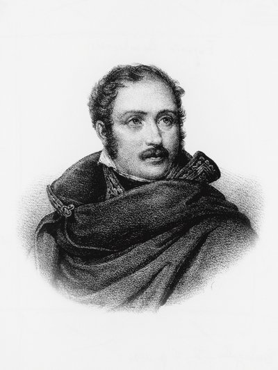 यूजीन डी ब्यूहरनैस (1781-1824) का पोर्ट्रेट, फ्रांसीसी सैनिक, प्रथम साम्राज्य के राजकुमार और 1805 से 1814 तक इटली के वायसराय, उत्कीर्णन द्वारा अज्ञात कलाकार