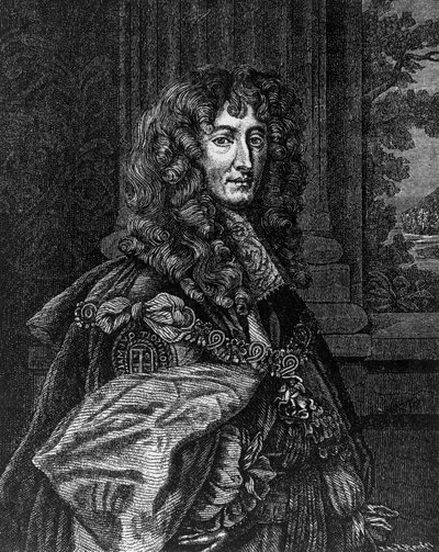 राइन के राजकुमार रूपर्ट विटल्सबैक का पोर्ट्रेट (1619-1682), ड्यूक ऑफ बवेरिया, ड्यूक ऑफ कंबरलैंड, अर्ल ऑफ होल्डरनेस, जर्मन जनरल और एडमिरल, उत्कीर्णन द्वारा अज्ञात कलाकार