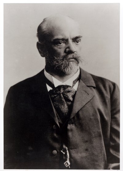 एंटोनिन ड्वोरक (1841-1904) चेक संगीतकार की पोर्ट्रेट तस्वीर (बी/डब्ल्यू फोटो) द्वारा अज्ञात