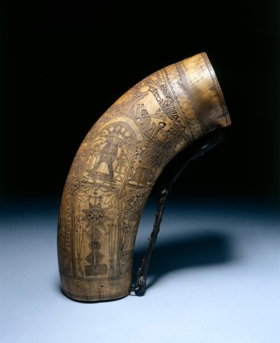 पाउडर फ्लास्क, देर से 1700s-ealry 1800s द्वारा अज्ञात