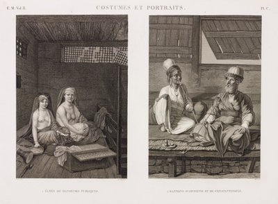 सार्वजनिक नर्तक और एबिसिनिया और कॉन्स्टेंटिनोपल के आंकड़े द्वारा अज्ञात