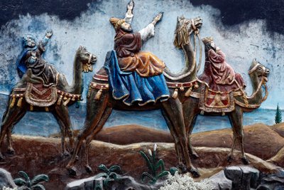 सेंट जोसेफ कैथेड्रल (न्हा थो लोन), द नैटिविटी, द थ्री वाइज मेन या मैगी, हनोई, वियतनाम (फोटो) द्वारा अज्ञात