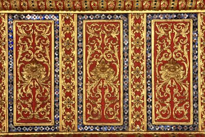 मूर्ति। संगमरमर का मंदिर। वाट बेंचमाबोफिट दुसितवनराम रत्चावरविहारन। 1899. बैंकॉक। थाईलैंड द्वारा अज्ञात