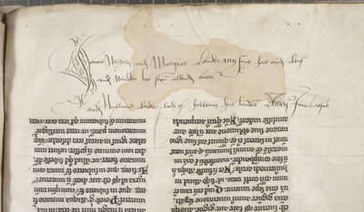 Hippo &39;Opera&39; की St Augustine, Fol 159 verso, detail, c.1200 (चर्मपत्र पर कलम और स्याही) द्वारा अज्ञात