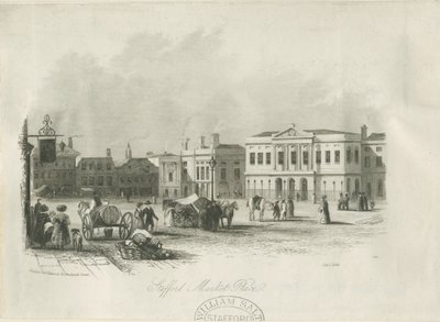 स्टैफोर्ड - मार्केट प्लेस: एनग्रेविंग, एनडी [सी 1841] द्वारा अज्ञात