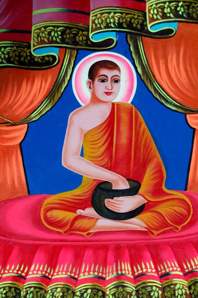 बुद्ध का जीवन, सिद्धार्थ गौतम। सोक पो लोक बौद्ध मंदिर। चौ डॉक्टर। वियतनाम। (तस्वीर) द्वारा अज्ञात