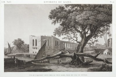 रूदाह, मिस्र के द्वीप से ओल्ड काहिरा में जल संचयन, c 1798 द्वारा अज्ञात