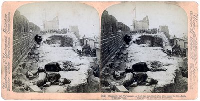 टैक्टिन की लड़ाई, बॉक्सर विद्रोह, चीन, 1900 1901। द्वारा अंडरवुड और अंडरवुड