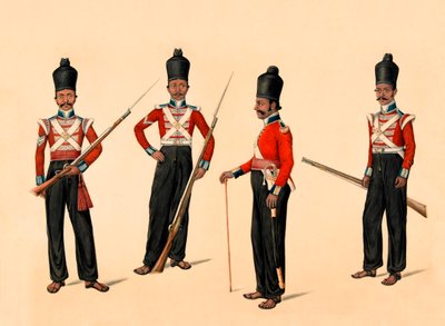 40 वां मद्रास नेटिव इन्फैंट्री, 1835 सर्का द्वारा अज्ञात