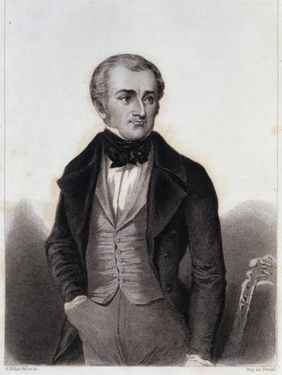 एडोल्फ थियर्स (1797-1877) - "लुई फिलिप के राजनीतिक और निजी जीवन का इतिहास" में उत्कीर्णन द्वारा अज्ञात कलाकार