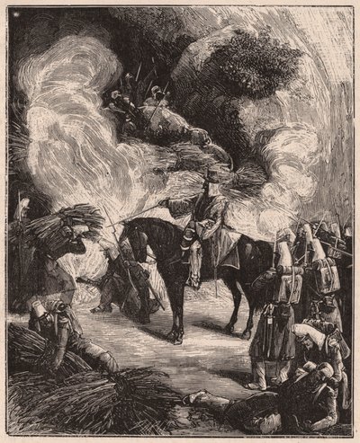 1844-45 में रीजेंस अल्जीयर्स के क्षेत्र की विजय के दौरान, एक गुफा में अल्जीरियाई लोगों को शरण देने वाले अफ्रीकी सैनिक द्वारा अज्ञात