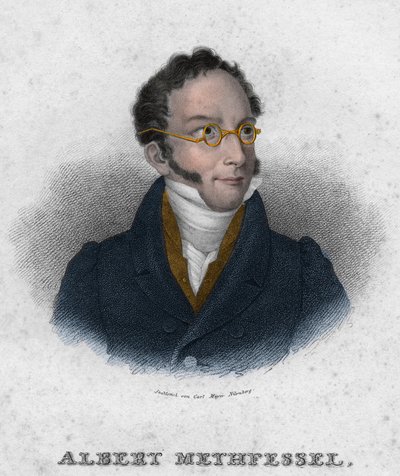 अल्बर्ट गोटलिब मेथफेसेल (1785-1869) - अंग्रेजी संगीतकार और कंडक्टर द्वारा अज्ञात कलाकार