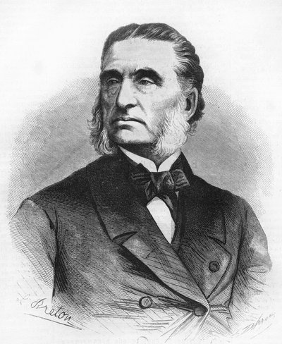 आर्मंड ट्रौसेउ (1801-1867), फ्रांसीसी चिकित्सक। द्वारा अज्ञात कलाकार