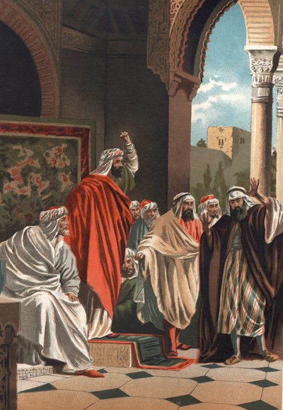 एवरोइस दार्शनिक और चिकित्सक अरबी (1126-1198)। लुई फिगुएर द्वारा "साइंस एंड इट्स मेन" से। बार्सिलोना 1881 द्वारा अज्ञात कलाकार