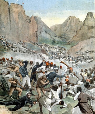 इटली और इथियोपिया के बीच अदौआ की लड़ाई द्वारा अज्ञात कलाकार