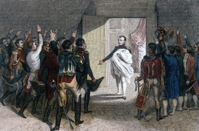 रोम के राजा (नेपोलियन II) का जन्म, सम्राट नेपोलियन I (1769-1821) के पुत्र द्वारा अज्ञात कलाकार
