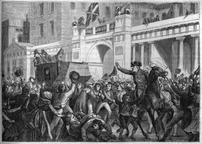 कर्नल अलेक्जेंड्रे जैक्स बर्नार्ड लॉ मार्क्विस डी लॉरिस्टन को 1801 में लंदन के लोगों द्वारा विजय में ले जाया गया - अलेक्जेंड्रे जैक्स बर्नार्ड लॉ डी लॉरिस्टन (1768-1828) फ्रांसीसी जनरल, लंदन में राजदूत, उनकी गाड़ी 18 में लंदनवासियों द्वारा खींची गई है। द्वारा अज्ञात कलाकार