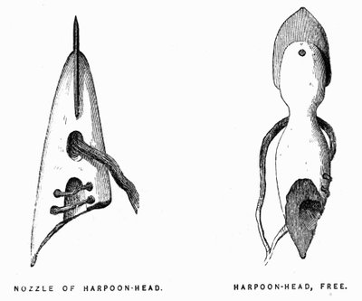 एस्किमो हार्पून - एलीशा केंट केन, 1853-1855 के वर्षों में कलात्मक अन्वेषण, फिलाडेल्फिया, चाइल्ड्स और पीटरसन द्वारा अज्ञात कलाकार