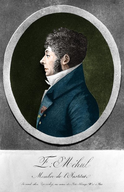 एटिने मेहुल, फ्रांसीसी संगीतकार और अरगनिस्ट (1763-1817)। द्वारा अज्ञात कलाकार