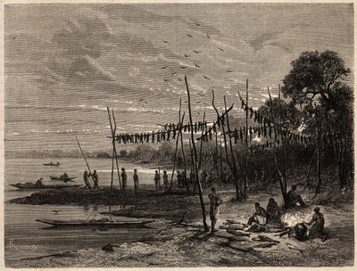 कुडाजाज़ू झील पर फेटुरिया द्वारा अज्ञात कलाकार