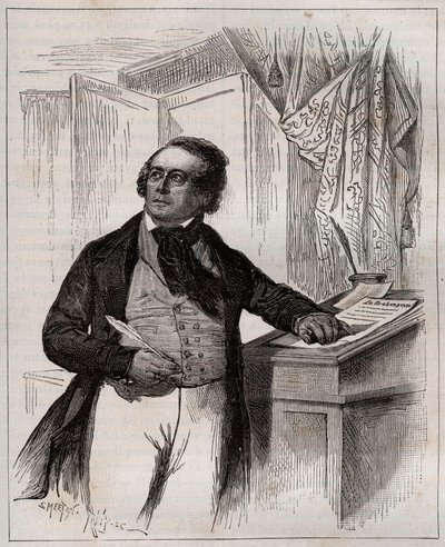 फ्रेंकोइस वैन कैम्पेनहौट 1779-1848 - बेल्जियम के ओपेरा गायक, कंडक्टर और संगीतकार। द्वारा अज्ञात कलाकार