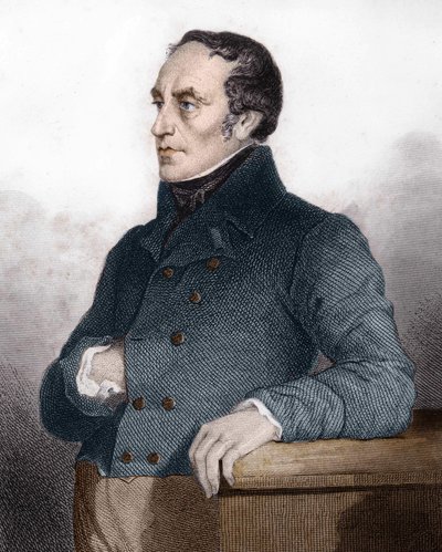 फ़्राँस्वा गुइज़ोट (1787 - 1874), फ्रांसीसी राजनीतिज्ञ और इतिहासकार - लुई फिलिप के राजनीतिक और निजी जीवन के इतिहास में उत्कीर्णन द्वारा अज्ञात कलाकार