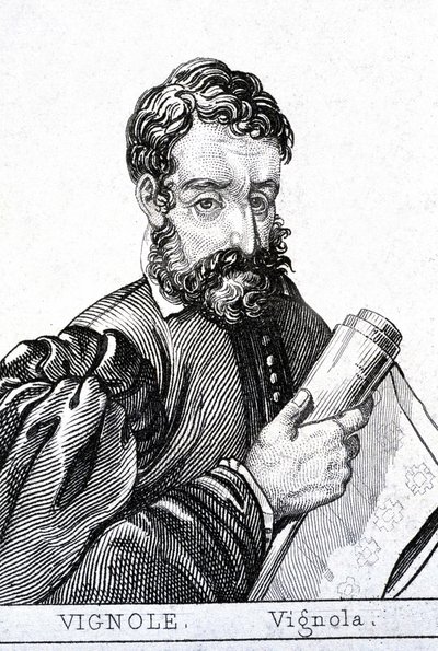 फ्रेंच ले विग्नोल (1507 - 1573) इतालवी वास्तुकार में गियाकोमो बरोज़ी, उर्फ विग्नोला। द्वारा अज्ञात कलाकार