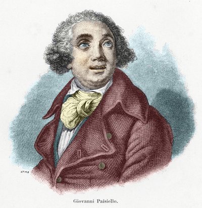 Giovanni Paisiello (या Nazioniello) (1740-1816), इतालवी संगीतकार। द्वारा अज्ञात कलाकार