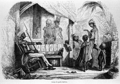 हाईटियन क्रांति (1791-1803): रिवोल्यूशनरी गार्ड कॉर्प्स। द्वारा अज्ञात कलाकार