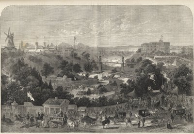 हैम्बर्ग - जर्मनी - बागवानी प्रदर्शनी 1869 - हैम्बर्ग - अंतर्राष्ट्रीय बागवानी प्रदर्शनी का पार्क द्वारा अज्ञात कलाकार