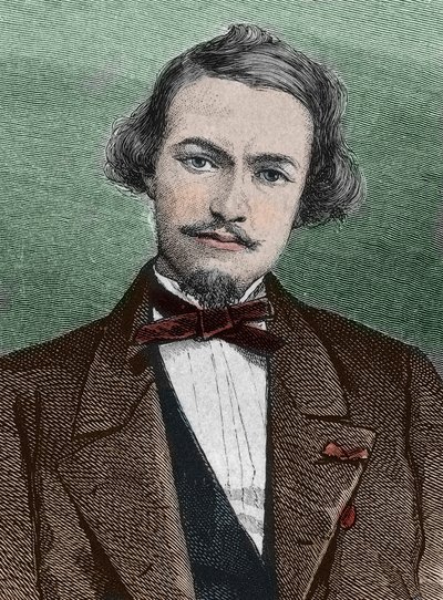 हेनरी ड्यूवेरियर (1840-1892), फ्रांसीसी खोजकर्ता - हेनरी ड्यूवेरियर प्राच्यविद्, फ्रांसीसी यात्री और भूगोलवेत्ता का चित्र द्वारा अज्ञात कलाकार