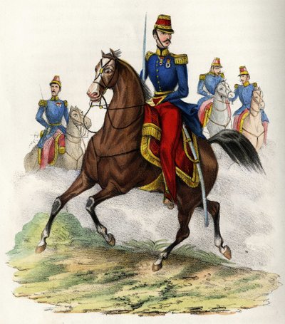 हेनरी यूजीन फिलिप लुई डी ऑरलियन्स, ड्यूक ऑफ औमले (1822-1897), राजा लुई फिलिप (लुई-फिलिप) प्रथम के पुत्र, 1847 में अल्जीरिया के गवर्नर, ने खुद को प्रतिष्ठित किया जब 1843 में अब्द-अल-कादर के स्माला पर कब्जा कर लिया गया था। "" स्टोरिया डी'एल्गेर द्वारा अज्ञात कलाकार