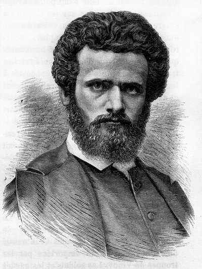 हेनरी रेग्नॉल्ट (1843-1871), फ्रांसीसी चित्रकार। एच. मार्टिन द्वारा "हिस्टोइरे डी फ्रांस" में 19वीं शताब्दी के अंत की नक्काशी। द्वारा अज्ञात कलाकार