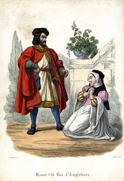 हेनरी VIII (1491 - 1547) और ऐनी डी बोलिन (अन्ना या एन बोलिन और ऐनी बुलेन) द्वारा अज्ञात कलाकार