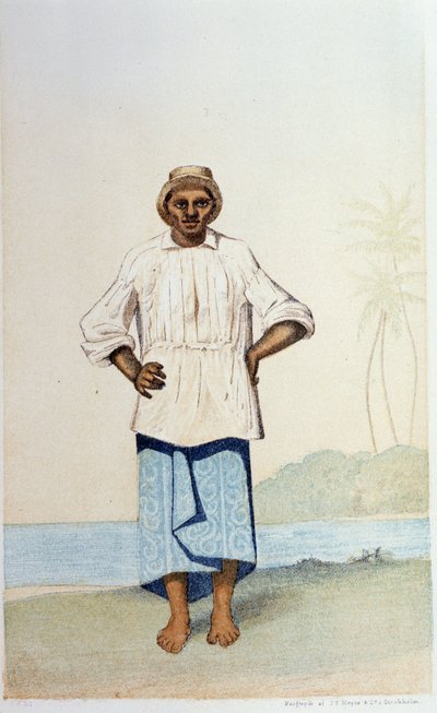Hoaori d'Oceania - स्कोगमैन कार्ल जोहान अल्फ्रेड, एड द्वारा "" फर्स्ट स्वीडिश सर्क्युविगेशन "" में। स्टॉकहोम, एडॉल्फ बोनियर द्वारा अज्ञात कलाकार
